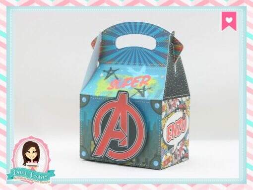 Caixa Estilo Maleta Os Vingadores - Imagem 3