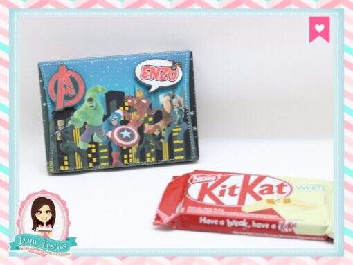 Caixa Kit Kat Os Vingadores