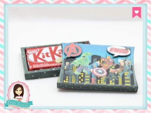 Caixa Kit Kat Os Vingadores - Imagem 4
