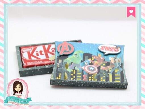 Caixa Kit Kat Os Vingadores - Imagem 2
