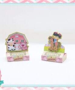 Porta Bis Duplo Fazendinha Rosa