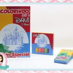 Kit de Colorir com Massinha Turma do Mickey