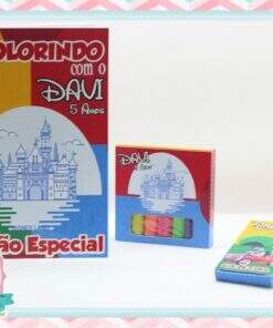 Kit de Colorir com Massinha Turma do Mickey