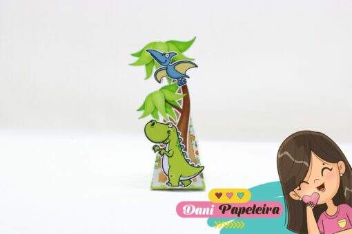 Caixa Pirâmide Dinossauros - Imagem 2