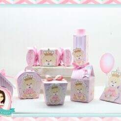 Kit Festa Ursinha Princesa