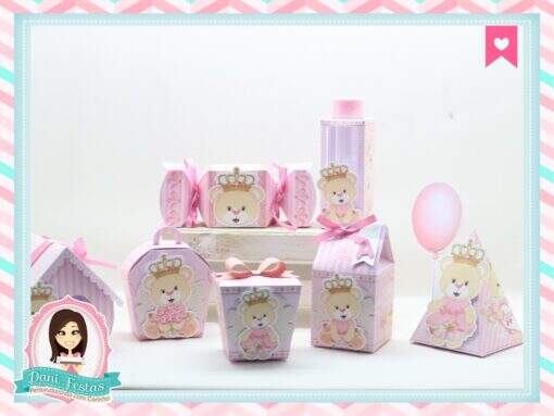 Kit Festa Ursinha Princesa