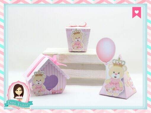 Kit Festa Ursinha Princesa - Imagem 3
