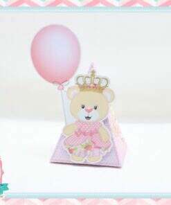 Caixa Pirâmide Ursinha Princesa