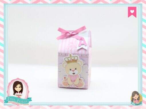 Caixa Milk Ursinha Princesa