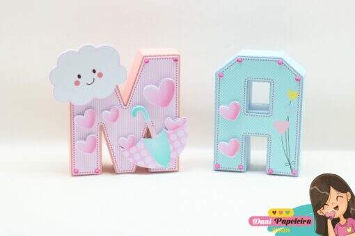 Letra ou Número 3d Personalizado