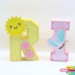 Alternative view of Letras 3d Chuva de Amor