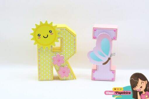 Letras 3d Chuva de Amor - Imagem 2
