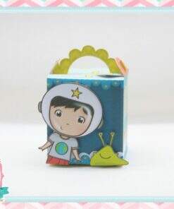 Caixa Meu Lanchinho Cute Astronauta