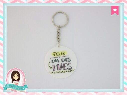 Chaveiro Personalizado Dia das Mães - Imagem 3