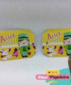 Tag para Lembrancinha Alice no País das Maravilhas
