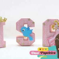 Letras 3d Bela Adormecida