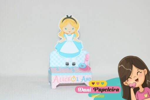 Porta Bis Pomposo Alice no País das Maravilhas