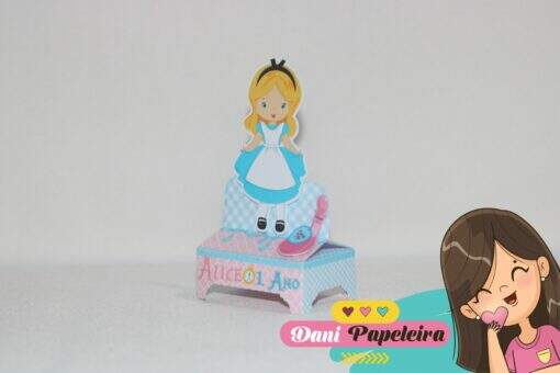 Porta Bis Pomposo Alice no País das Maravilhas - Imagem 4