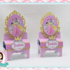 Alternative view of Porta Bis Duplo Penteadeira Princesas Disney