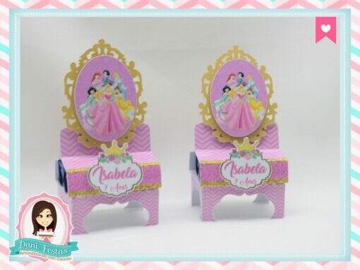 Porta Bis Duplo Penteadeira Princesas Disney - Imagem 2