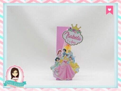 Porta Tubete Princesas Disney