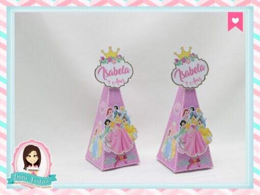 Caixa Pirâmide Princesas Disney - Imagem 2