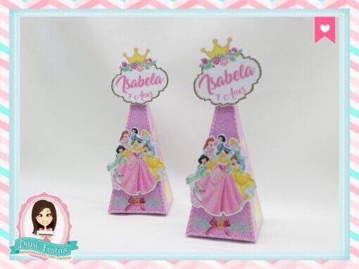 Caixa Pirâmide Princesas Disney - Imagem 3