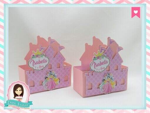 Caixa Castelo Princesas Disney - Imagem 2