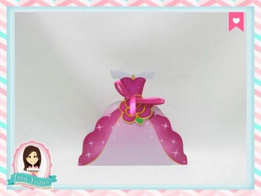Caixa Vestido Princesas Disney - Imagem 4