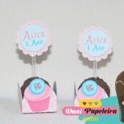 Kit Forminha e Topper Alice no País das Maravilhas