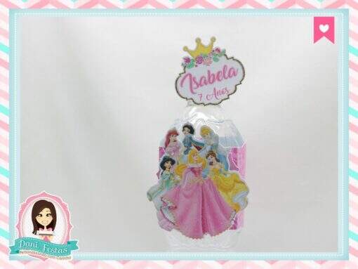 Rótulo para Água Princesas Disney - Imagem 3