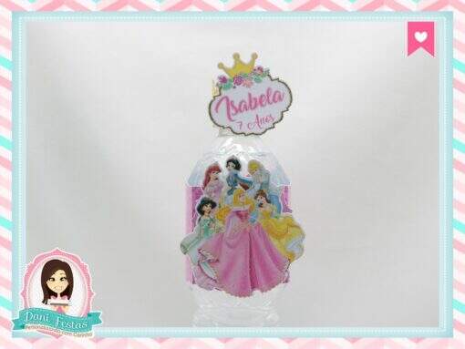Rótulo para Água Princesas Disney - Imagem 4