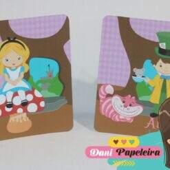 Plaquinha de Mesa Alice no País das Maravilhas
