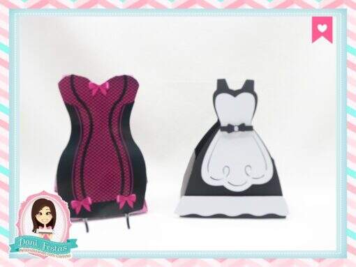 Caixa Vestido Chá de Lingerie