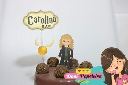 Topo de Bolo Harry Potter