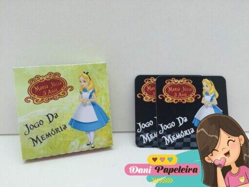 Jogo da Memória Alice no País das Maravilhas