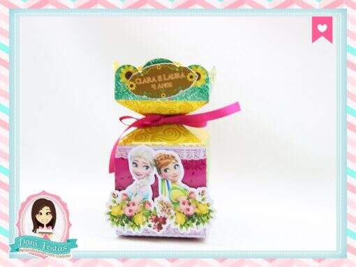 Caixa 1/2 Bala Frozen Fever - Imagem 2