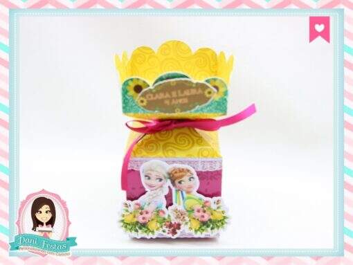 Caixa 1/2 Bala Frozen Fever - Imagem 3