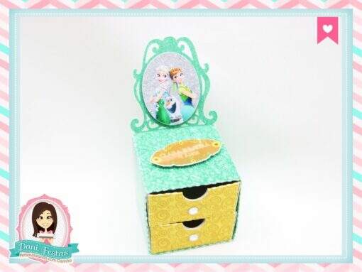 Caixa Penteadeira Frozen Fever - Imagem 3