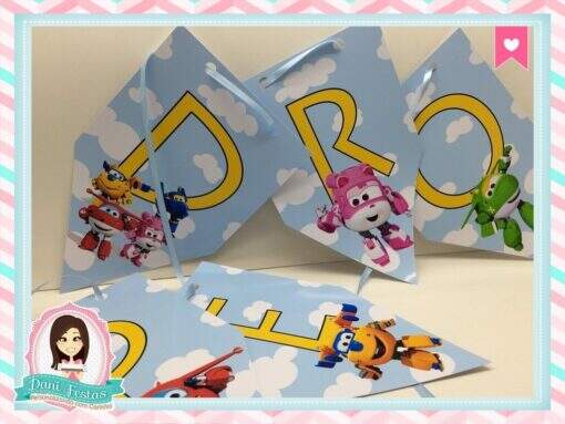 Bandeirola Super Wings