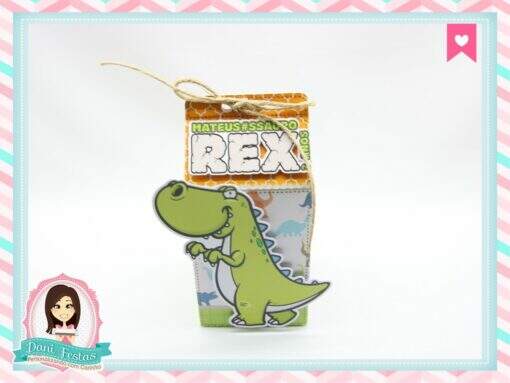 Caixa Milk Dinossauros - Imagem 2