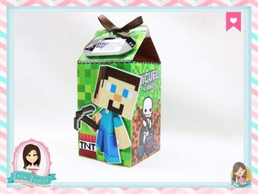 Caixa Milk Minecraft - Imagem 2