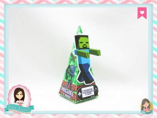 Caixa Pirâmide  Minecraft - Imagem 2
