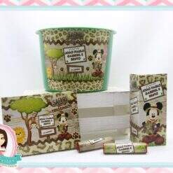 Kit Cinema Personalizado Safari do Mickey