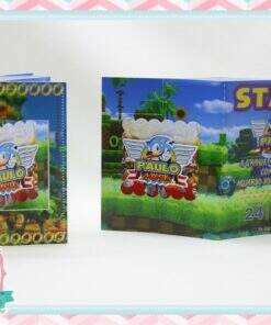 Convite Articulado Sonic