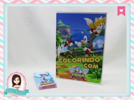 Kit de Colorir Sonic