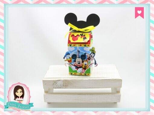 Caixa Milk Personalizada Turma do Mickey - Imagem 2