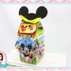 Caixa Milk Personalizada Turma do Mickey