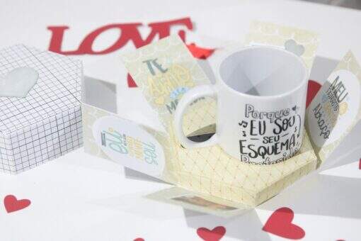Caixa Explosão com Caneca Dia dos Namorados - Imagem 4