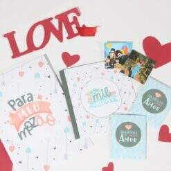 Álbum de figurinhas amor perfeito